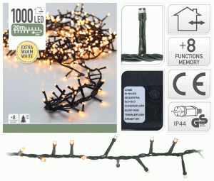 Kerstboomverlichting 1000-led-cluster-compact