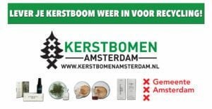 Kerstbomen Amsterdam Recycling