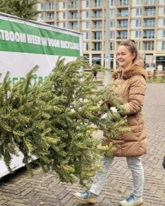Kerstbomen recycling